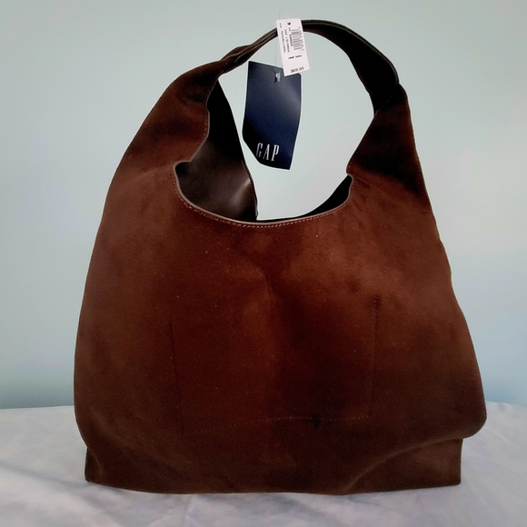 GAP Handbags - GAP Brown Suede Bag